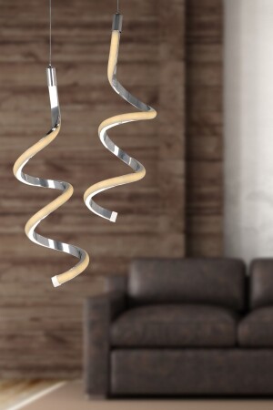 Hilton 3 Color LED 2. li Chandelier Chrome BEG0038BEG02 - Begüsa