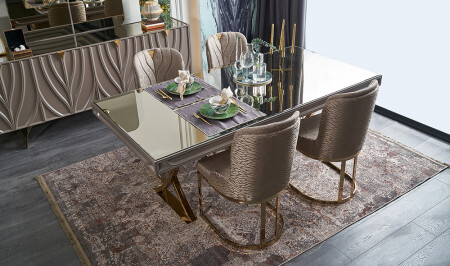 Hilton Dining Table Set - Cadde Yıldız