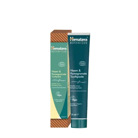 Himalaya Botanique Neem Pomegranate Toothpaste (75 ml, Neem & Pomegranate) - Himalaya