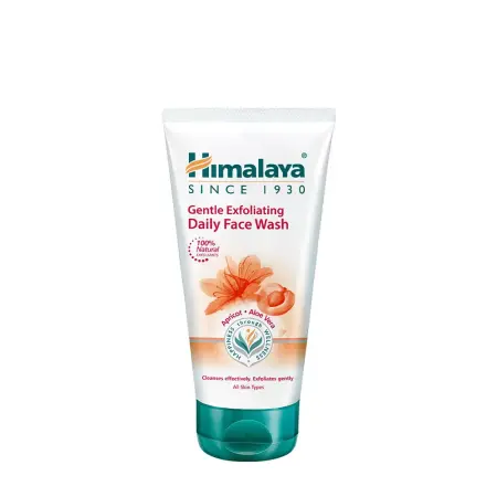 Himalaya Gentle Exfoliating Daily Face Wash (150 ml, Apricot – Aloe Vera) - Himalaya