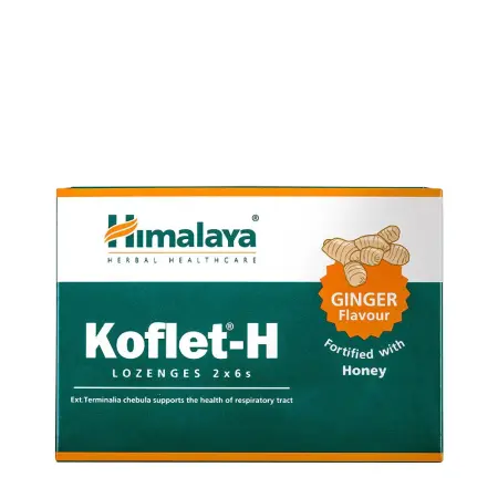 Himalaya Koflet-H (12 lozenges, Ginger) - Himalaya