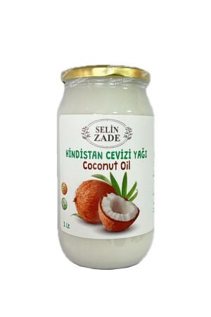 Hindistan Cevizi Yağı 1 Lt (soğuk Sıkım) %100 Saf - Selinzade