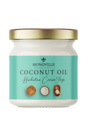 Hindistan Cevizi Yağı 200 ml % 100 Saf Ve Doğal ( Coconut Oil ) CPOO01 - Monoville