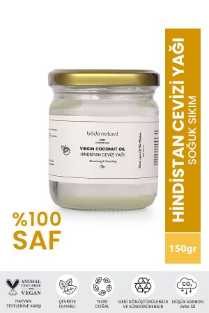 Hindistan Cevizi Yağı Soğuk Sıkım %100 Saf 150 gr - Bade Natural
