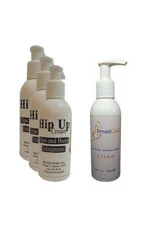 Hipup Kalça Kaldırma,büyütme,sıkılaştırıcı Krem 120 ml 3ad Breastgain Toparlayıcı Göğüs Bakım Kremi 30000HİP3BRS1 - Genel Markalar