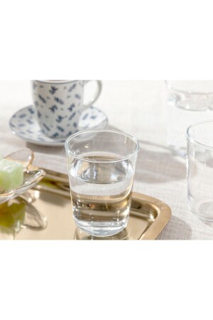 Hira Glass Set of 6 Coffee and Water Glasses 120 Ml 10031925 - English Home