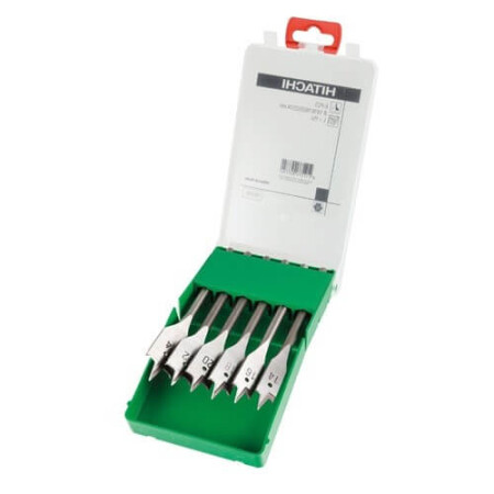 HITACHI feather wood drill bit set, 6 pieces - HiKOKI Accessories