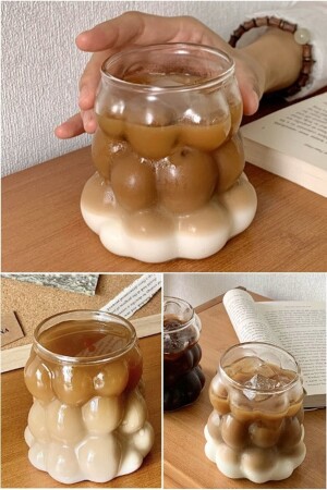 Hitzebeständiger Borosilikatbecher in Perlenform | - Kitchen Beauty