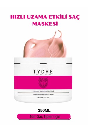 Hızlı Uzama Etkili Onarıcı Saç Maskesi Extension Resolution Hair Mask 350ml - Tyche Luxury Beauty