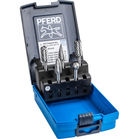 HM milling cutter set PFERD 1412 Allround, 5 pcs. - Pferd