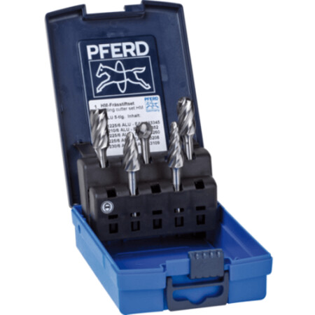 HM milling cutter set PFERD 1612 ALU, 5 pcs. - Pferd