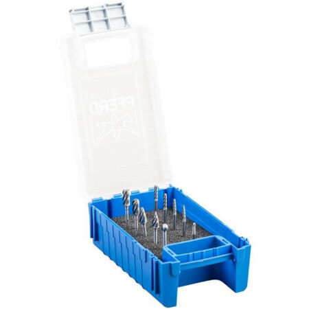 HM milling cutter set PFERD ALU 1603, 10 pcs. - Pferd