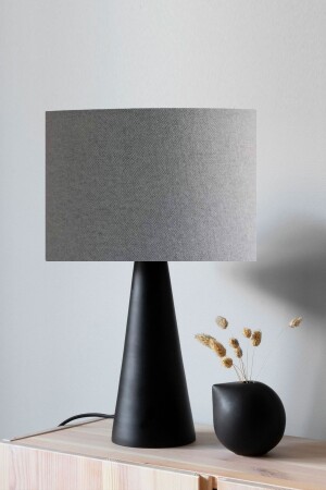 Holly Modern Funnel Metal Leg Fabric Head Table Lamp Modern Lampshade TYC00632807450 - Abajur Dünyası