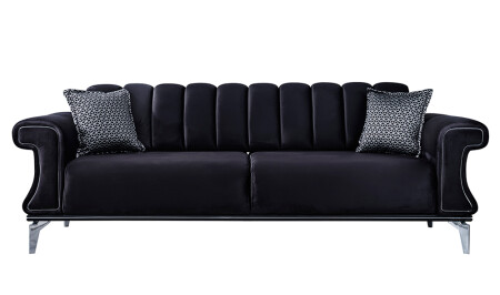Holly Silver Sofa - Cadde Yıldız