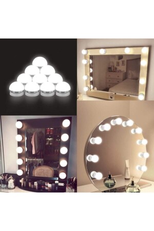 Hollywood Style Lamp Makeup Table Bathroom Mirror Lighting - Tina