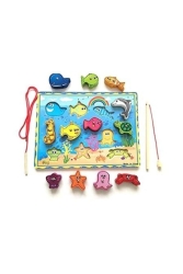 Holz-Angelspiel String Find Plug Lernspiel DAL6994451412410 - Wooden Toys