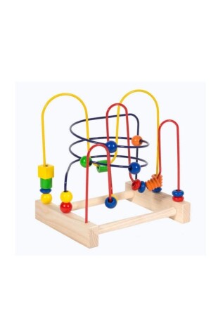 Holz-Koordinationsspiel, großes pädagogisches Spiralfeder-Spiel S3854 - SİNKA