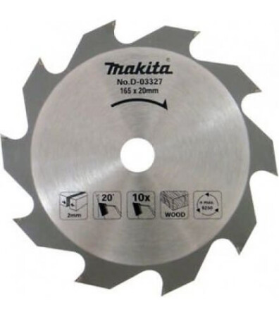 Holztrennscheibe MAKITA 165x20x2,0mm - Makita Accessories