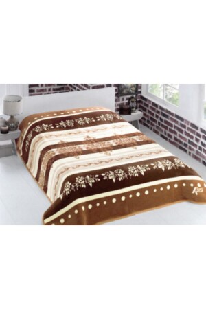 Home Acrylic Luxury Plush Blanket Single 14182A - Sesli