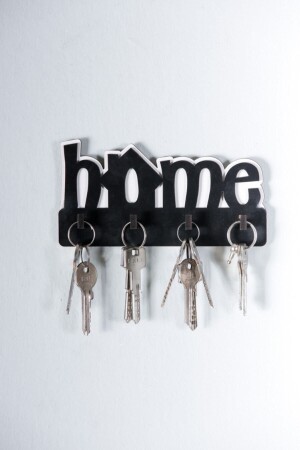 Home Ahşap Duvar Dekoru Anahtar Askısı - Dekotadan