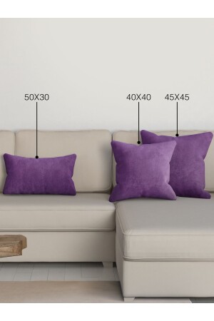 Home Daily Series Violet Color Throw Pillow Pillow Case - Perle