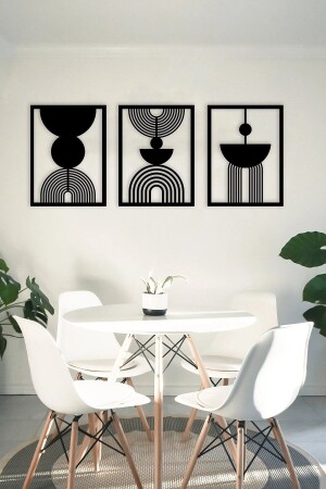 Home Decoration Abstract Bohemian Decorative 3-Piece Painting with Two Color Options - 212Toyzz