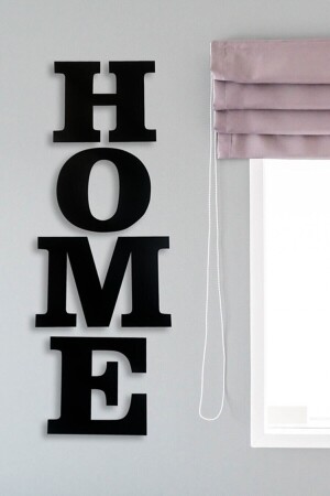 Home Yazılı 4'lü Duvar Dekoru Tablo - Evdeucuz