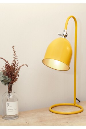 Homing Retro Basic Mustard Yellow Table Lamp with Moving Head - Homing