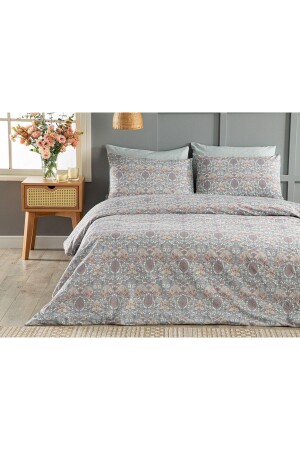 Honeysuckle Easy-Iron Double Duvet Cover Set 200x220 Cm Blue TYC00582150716 - English Home