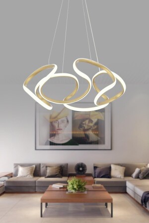 Honos Antique Modern Pendant Lamp Daylight LED Chandelier Living Room Kitchen Room LED Chandelier - Dekorluna