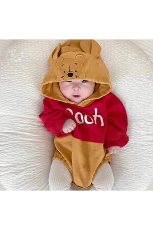 Hooded Baby Badi with Pooh Image - Bubito