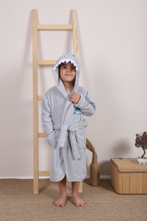 hooded boy bathrobe - Lavin