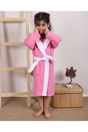 Hooded Girl's Bathrobe - Lavin