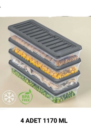 Horizontal Covered Refrigerator Organizer Freezer Container Storage Container Please Send a Message for Color I - Vizyon