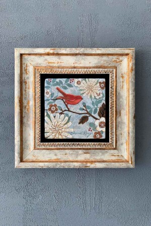 Hoşgeldin Bahar Çerçeveli Taş Tablo 20x20 Cm-wall Decor - Oscar Stone Decor