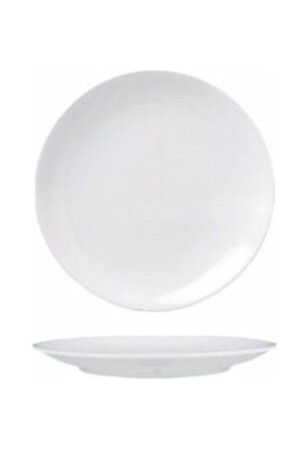Hotel Series 12 Pieces 25 Cm Flat Plate 8697918554783 - Güral Porselen