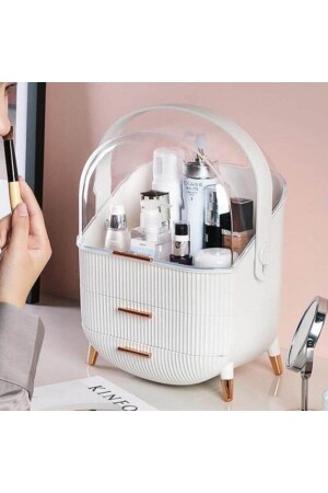 House By House Drawer Makeup Cosmetic Organizer Cream 4409 - Piev