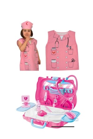 Household Play Doctor Suitcase Set Doctor Bag Doctor Vest Professional Sets Girls Sets - Saze