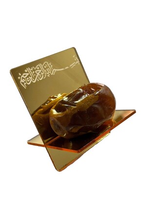 Goldfarbene Dattel-Präsentationsrahle aus Plexiglas – 6 Stück - Modat
