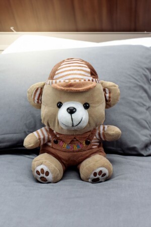 Hugs Baby Brown Dressed Plush Teddy Bear 38CM - Genel Markalar