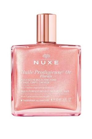 Huile Prodigieuse Or Florale – 50 ml. Florale oder Mehrzweck-Glanz-Trockenöl 3264680038334 - Nuxe