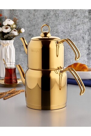 Hüma Teapot Tk Medium Size Titanium CSH-137 - ÖZLİFE