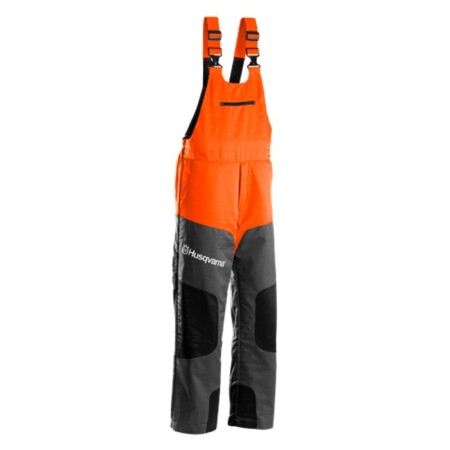 HUSQVARNA Classic safety chainsaw trousers, with suspenders, wider waist - Husqvarna Accessories