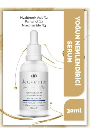 Hyaluronic Acid 2% + Provitamin B5 3% + Vitamin B3 3% Intensive Moisturizing Serum 30ml 8682397030505 - Jeuvenile