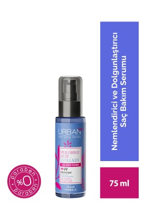 Hyaluronic Acid & Collagen Special Hair Care Serum for Dry and Lifeless Hair-75ML-UV Protection - Urban Care