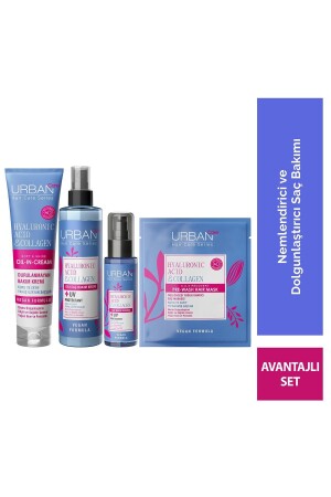 Hyaluronic Acid & Collagen Special Hair Care Set for Dry and Lifeless Hair - Vegan - Urban Care