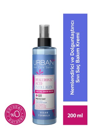 Hyaluronic Acid & Collagen Special Liquid Hair Care Cream for Dry and Lifeless Hair-vegan-200 Ml - Urban Care