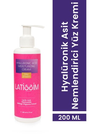 Hyaluronic Acid Moisturizing Face Cream 200 Ml Lat2022-7 - Latissim