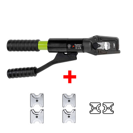 Hydraulic ferrule crimping pliers RENNSTEIG HPZ50.1 with accessory - Rennsteig