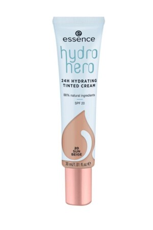 Hydro Hero Tinte Cream - Renkli Nemlendirici No:20 30ml - Essence